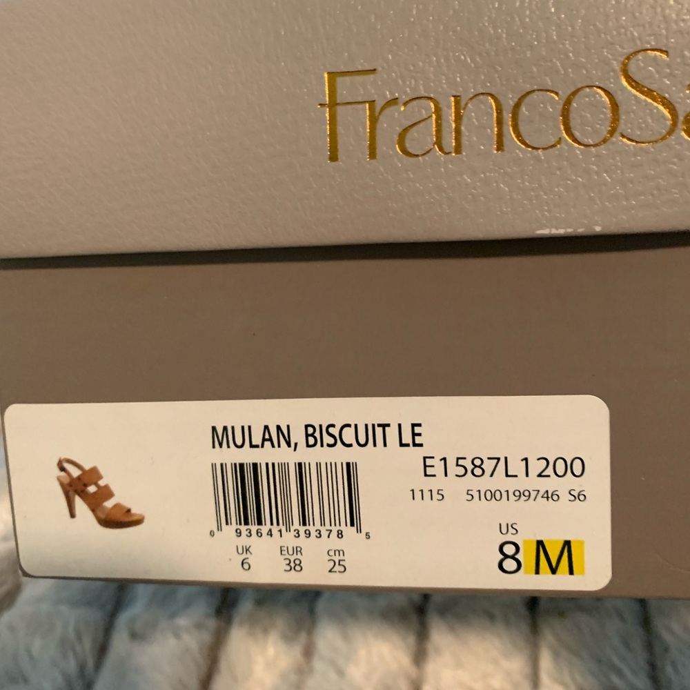 Franco Sarto sandals almost new worn only a few times - good condition